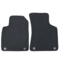 Floor Mats Carpet For Audi Tt Quattro And 1999 2006 2 Piece Set Black Velour Plastic Front Rear Interior Direct Replacement 
