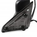 Ocpty Black Passenger Side View Mirror Textured With Power Adjustment Manual Folding Heated Turn Signal Compatible For