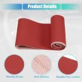 Uxcell Car Hand Sewn Steering Wheel Cover Stitch With Needle And Thread Universal Fit 15 4-16 Inch 39-40 5cm Dia Red
