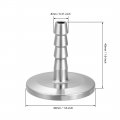 Uxcell Rubber Hose Barb Adapter Kf25 Flange To 8mm 304 Stainless Steel For Vacuum