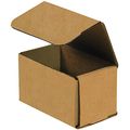 Aviditi White Corrugated Cardboard Mailing Boxes 5 X 3 Inches Pack Of 50 Crush-proof For Shipping And Storing 