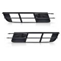 Fog Light Grill Cover Front Lower Bumper Grille Driver And Passenger Side For Audi Q7 Mk1 2007-2009 Pre-facelift 4l0807682 