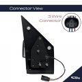 Spieg Driver Side Mirror Replacement For Ford Transit Connect 2011-2013 Power Adjustment Non-heated Textured Black Left