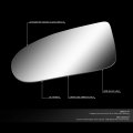 Driver Left Side Door Rear View Mirror Glass Lens Replacement Compatible With 1993-2002 Pontiac Firebird