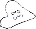 Vs 50761 R Valve Cover Gasket Set Rubber Blue Seal For Imperfect Surfaces 12 In Size 