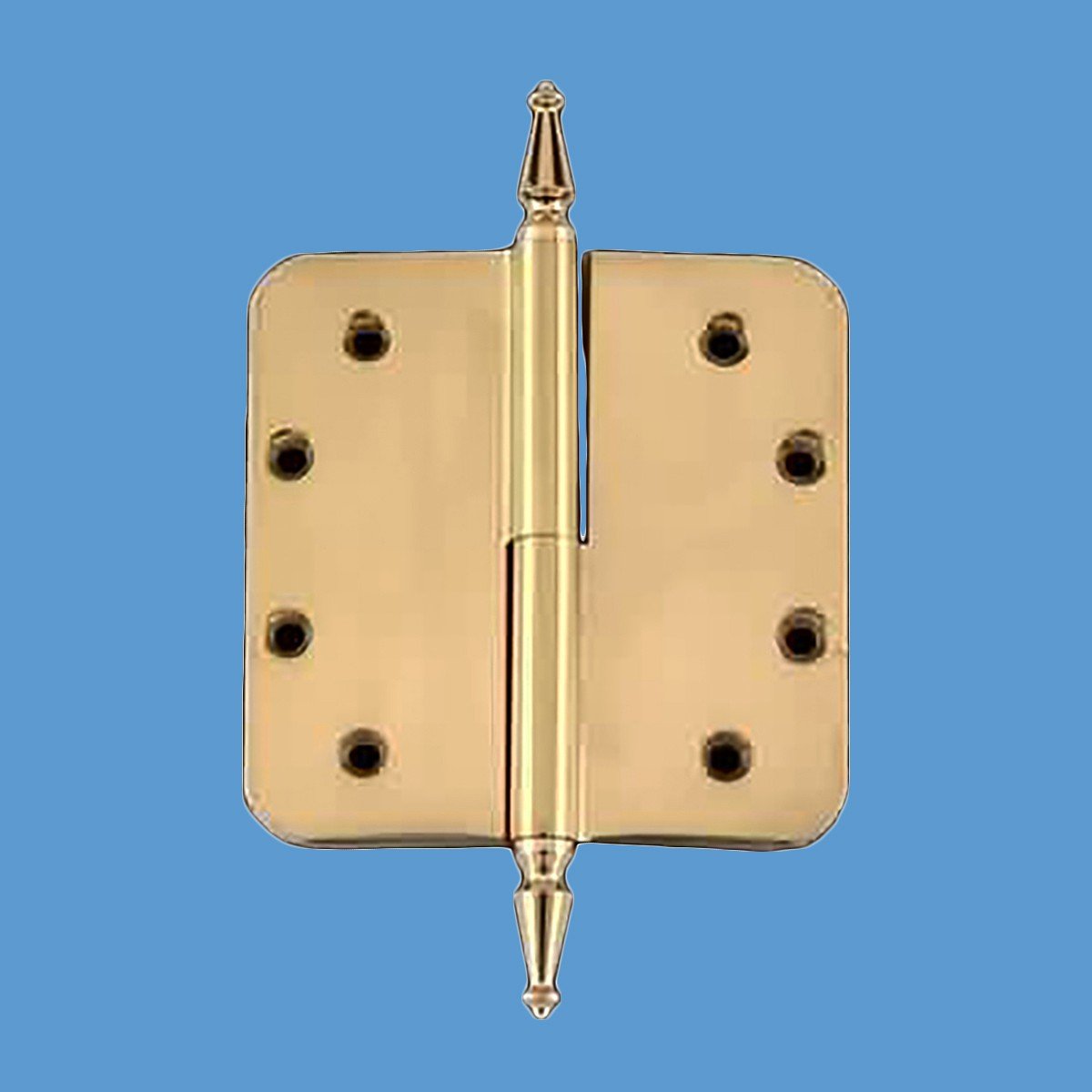 Door Hinges Bright Solid Brass 5 X5 Radius Lor Hinge 98111 92180