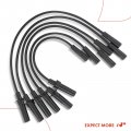 A-premium Ignition Spark Plug Wires Set Of 6 Compatible With Dodge Grand Caravan Chrysler Town Country 2001-2010 Voyager