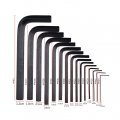 Hex Key Set Allens Metric Imperial Combined Long Arm Short Hexagon Key 30-piece With Carry Case Gray