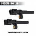X Autohaux 2pcs Abs Wheel Speed Sensor Brake Rear Left Or Right Location Fit For Ram 1500 2011-2012 Dodge 2007-2010 Replaces