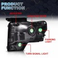 G-plus Headlights Assembly Compatible With 2009 2010 2011 2012 2013 F150 Bumper Headlamp Clear Lens Black Housing Clear