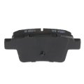 Rear D1071 Semi-metal 4pcs W Hardware Disc Brake Pad Set