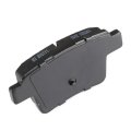 Rear D1071 Semi-metal 4pcs W Hardware Disc Brake Pad Set
