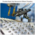 Uxcell Metric Machine Thread Milling Tap M18 X 2 5 H2 Titanium Coated Ti-coated High Speed Steel 4 Straight Flutes Screw
