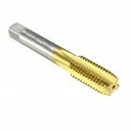 Uxcell Metric Machine Thread Milling Tap M18 X 2 5 H2 Titanium Coated Ti-coated High Speed Steel 4 Straight Flutes Screw