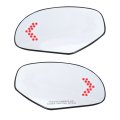Best In Auto Driver Passenger Ds Ps Left Right Lh Rh Red Led Turn Signal Mirror Side Glass 