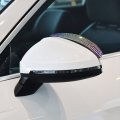 Mingzaiqipei Car Rear View Mirror Rain Eyebrows 2pcs Bling Crystal Visor Shade Blocker Cover Side Accessories Multicolour