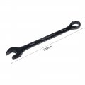 Uxcell Metric 19mm 12-point Box Open End Combination Wrench Black Electroplated Coating Cr-v