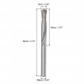 Uxcell Cemented Carbide Twist Drill Bits 6mm Metal Cutter For Stainless Steel Copper Aluminum Zinc Alloy Iron 6 Pcs