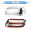 X Autohaux Pair Car Exterior Chrome Plated Power Top Half Mirrora Cover Cap For Ford F-150 Fx4 Xlt 2004-2008