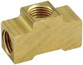 Allstar Performance All50136 3 8 -24 Inverted Female Tee 2 Pack Brass 