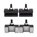 4pcs Axa 250-101 Quick Change Turning Facing Lathe Tool Post Holder 6-12 Inch Swing 