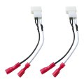 Car Front Dash Tweeter Speaker Wiring Harness For Toyota Corolla 2012 2019 Camry Rav4 Highlander Lexus And Subaru 2 Pack Plug