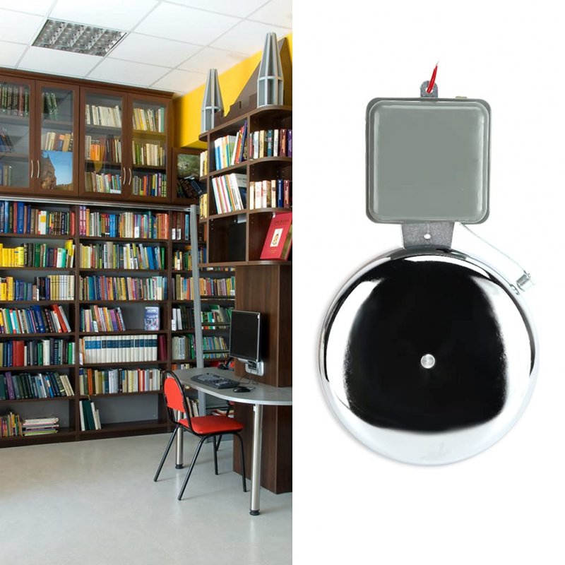 Multipurpose 8in Electric Time Bell Signal Alarm For School Wired Door Ring Factory Agencies110v