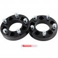 Aintier 2x 1 25 Inch 5x5 To 5x135 Wheel Adapters With Thread Pitch 12x1 5 Bore Size 87 1mm Compatible 2009-2020 For Journey