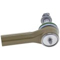 Tie Rod End For 2014 2015 2016 2017 2018 Ford Special Service Police Sintered Metal Male 1 Green Neoprene Dust Boot Threaded