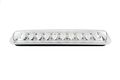 Chrome Led Third Brake Lamp For 04-08 Ford F150 Waterproof High Mount Stop Light With Clear Polycarbonate Lens And Housing 