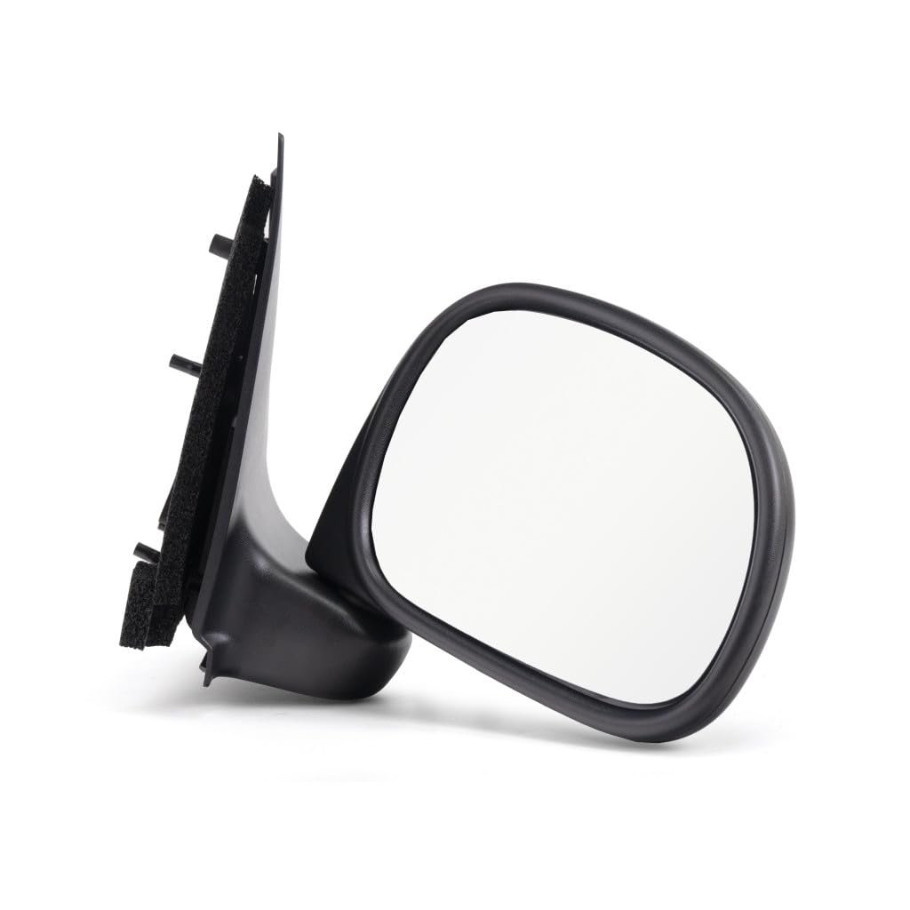 Door Mirror Passenger Side Ford F-150 1997-2002 Manual Rectangular Textured Black Replacement For 1l3z 17682 Gaa Fo1321132