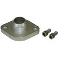 Billet Water Outlet 63474 20an For Chevy Small Block Big And 90 Degrees V6 Intake Manifolds Clear Anodized Aluminum With O Ring 