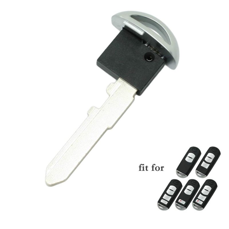 Uncut Blank Emergency Insert Key Blade For Mazda Smartless Entry Remote Key Pg535k 3 5 6 Cx5 Cx7 Cx9 Mx5 Miata Rx8