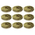 3600 Count Siding Nails 1 X 0 083 15-degree Ring Shank Full Round Head Collated Wire Coil For Lath And Sheathing Materials 