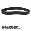 2pcs Replacement Belts Fit For Cleanview Pet Rewind Models 1328 1328v 1820 2383 2490 2489 24899 2491 2494