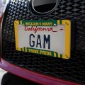 College Of William Mary Logo License Plate Tag Frame