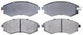 Sgd700m Service Grade Semi-metallic Disc Brake Pad Set For Rear Car Brakes High Performance Friction Materials Quiet Braking 