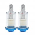 2pcs Water Oil Separator Filters 1 4 Inch Npt Inlet And Outlet Spray Gun Replacement For Air Line Compressor Fitting 