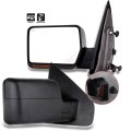 Towing Mirror Fit For 2004 2005 2006d For F150 Pickup Truck Passengers Side Power Adjusted Heated Turn Signal Light Black