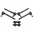 Partsw 6 Pc Tie Rod Ends Outer Inner Adjusting Sleeves Front Steering Kit For Rwd Models 