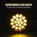 G-plus Yellow Lens Warm White Led Watermelon Marker Turn Signal Light W Base Universal