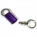 Au-tomotive Gold Anodized Aluminum Valet Keychain For Toyota Venza Purple