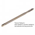 Uxcell Spiral Point Threading Tap M5 X 0 8 Metric Cobalt Hss High Speed Steel Titanium Plated Machine Straight Flute Thread H2