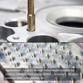Uxcell Spiral Point Threading Tap M5 X 0 8 Metric Cobalt Hss High Speed Steel Titanium Plated Machine Straight Flute Thread H2