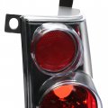 Hecasa Tail Lights Assembly Pair Compatible With 1996-2002 Gmc Savana Chevy Express 1500 2500 3500 Van Replacement Black