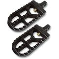 Joker Machine 08-56-5b Adjustable Serrated Long Footpeg 4-1 2in L X 2-1 W 1in Thick Black Anodized 