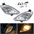 Labwork Replacement For 2011-2013 Hyundai Elantra Front Bumper Fog Lamp Transparent Lens Left Right 2 Pieces