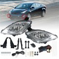 Labwork Replacement For 2011-2013 Hyundai Elantra Front Bumper Fog Lamp Transparent Lens Left Right 2 Pieces