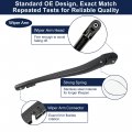 X Autohaux Rear Windshield Wiper Blade Arm Set For Nissan X-trail 2007 2008 2009 2010 2011 2012 2013