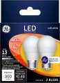 Ge Lighting 23483 Light Dimmable Led A15 Ceiling Fan Bulb 4 40-watt-replacement 300-lumen Medium Base 2-pack Standard Frosted